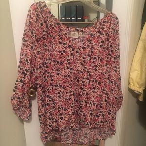 St. John’s Bay Floral Blouse Top - Size 5X